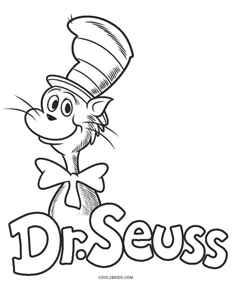 Dr Seuss Coloring Page Printable