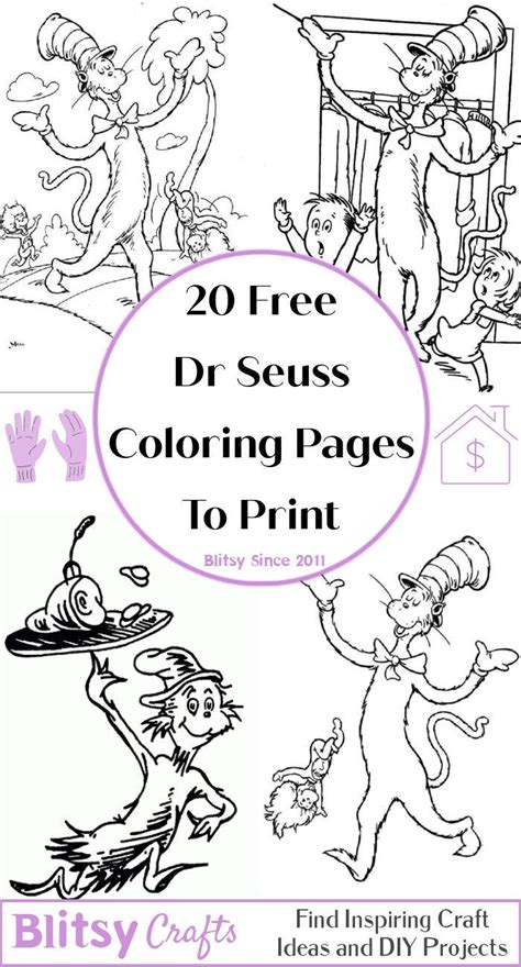 Dr Seuss Coloring Page Printable