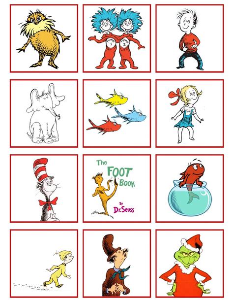 Dr Seuss Free Printable