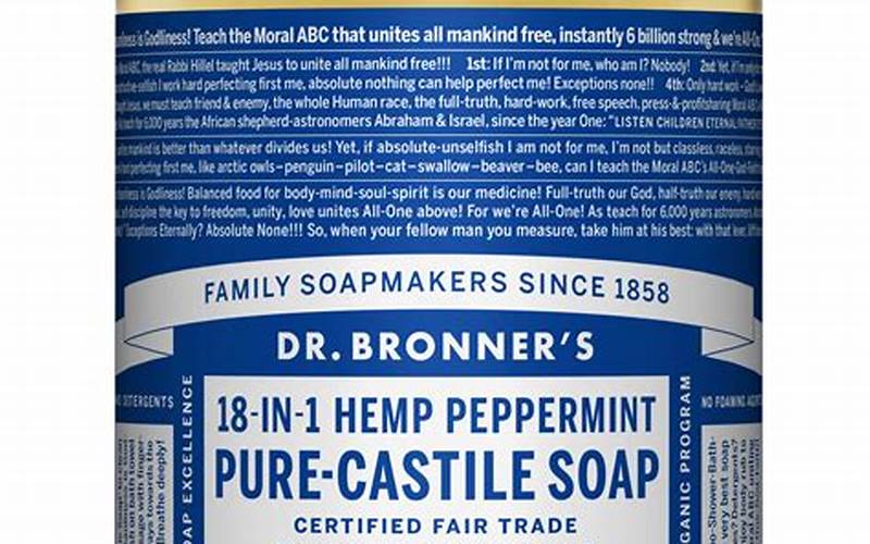 Dr. Bronner'S Pure-Castile Liquid Soap