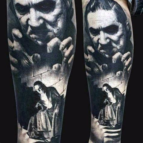 40 Dracula Tattoo Designs For Men Blood Sucking Vampire
