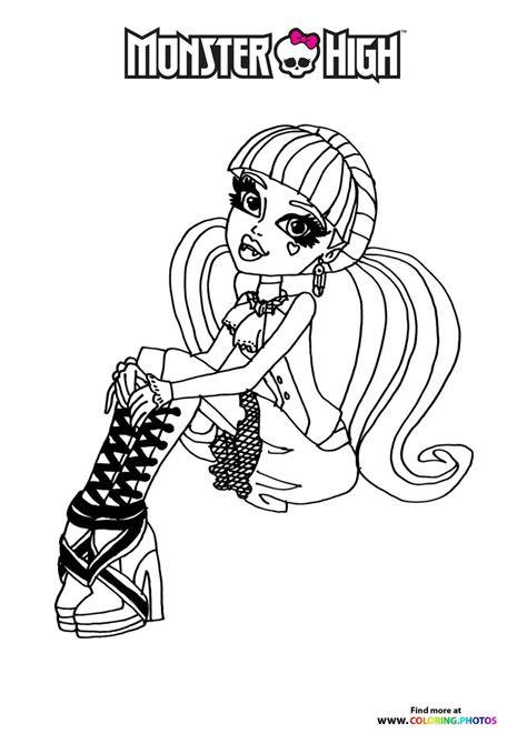 Draculaura Monster High Coloring Pages