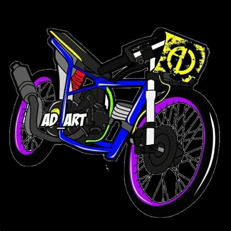 Drag Bike 201m Vector
