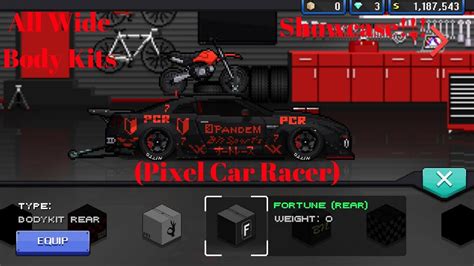 Drag Kit Pixel Car Racer