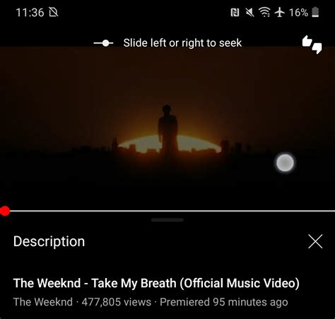 Drag and hold scrubbing eliminates the need to use the progress bar