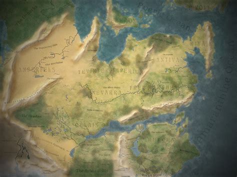 Dragon Age Thedas Map
