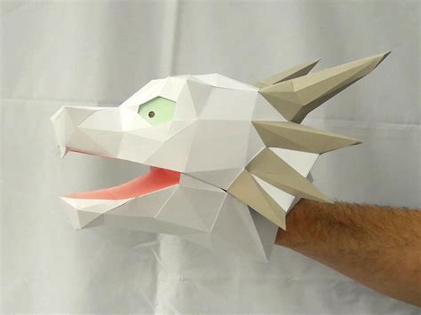 Dragon Puppet Template