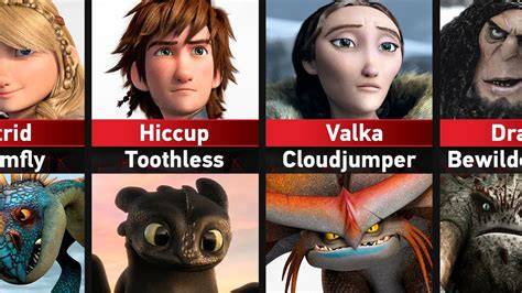 Dragon 2 Characters Names