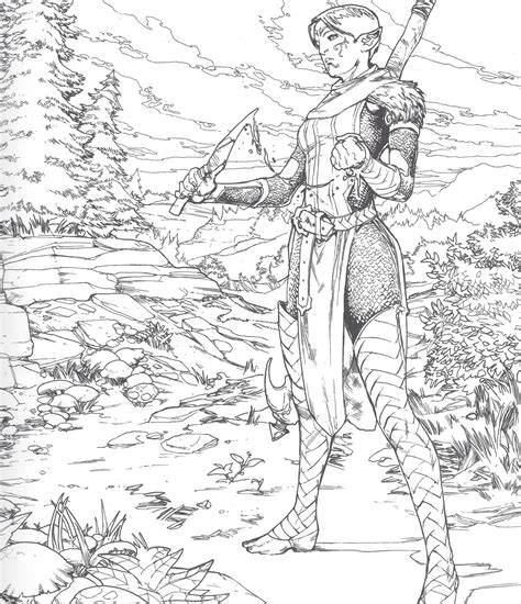Dragon Age Coloring Pages