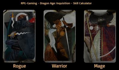 Optimize Your Dragon Age Inquisition Gameplay with Our Build Calculator