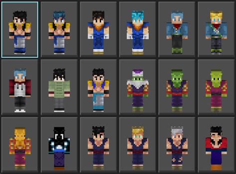 Unleash Your Inner Saiyan with Dragon Ball Skins for Minecraft: Power Up Your Gaming Experience!