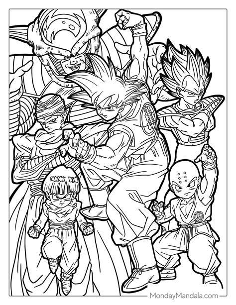 Dragon Ball Z Coloring Pages Momjunction