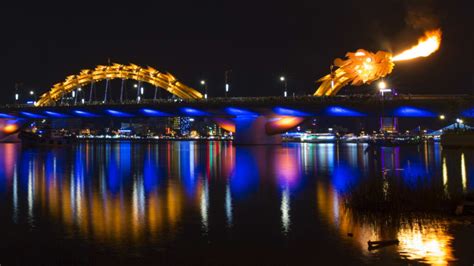 Dragon Bridge Da Nang Fire Show