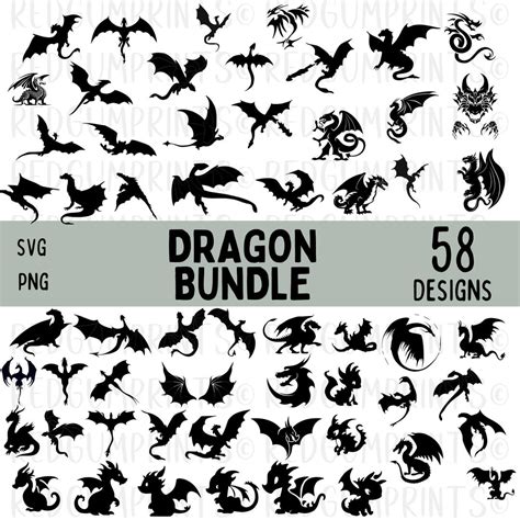 Download Dragon Bundle For Cricut