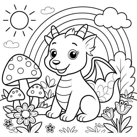 Dragon Coloring Pages Free