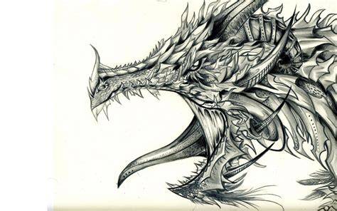 Dragon Drawing Wallpaper
