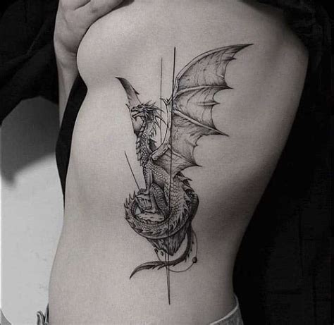 Dragon Hip Tattoo