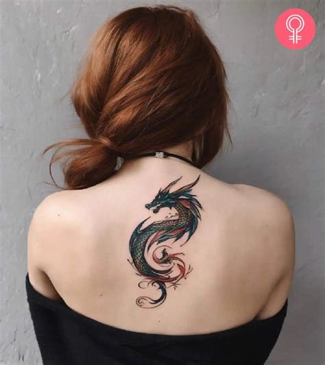Dragon On The Back Tattoo