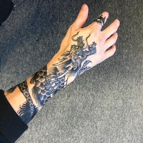 Dragon Tattoo In Hand