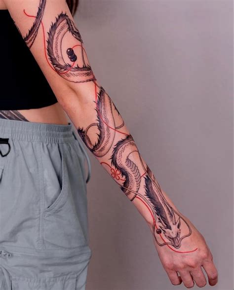 Dragon Tattoo Lower Arm