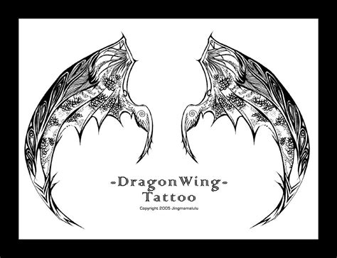 Dragon Wing Back Tattoos Tattoos Gallery