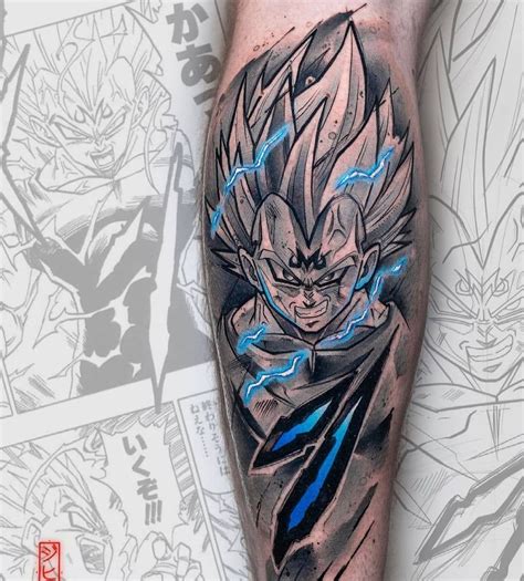 Dragon ball z tattoo sleeve full colour sleeve Z tattoo