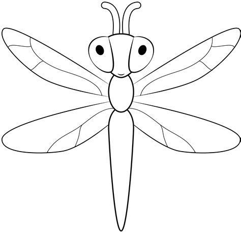 Dragonfly Craft Template