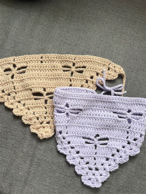 Dragonfly Bandana Crochet Pattern