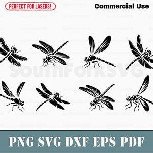 Download Dragonfly Bundle Commercial Use DXF Files
