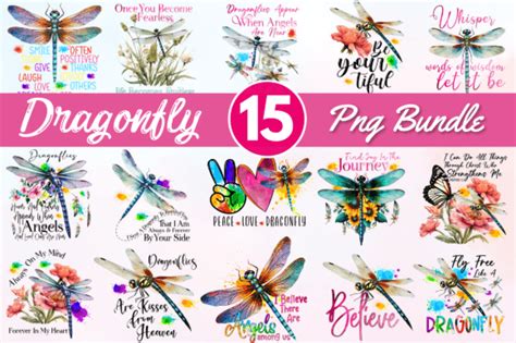 Download Dragonfly Bundle Commercial Use For Crafts