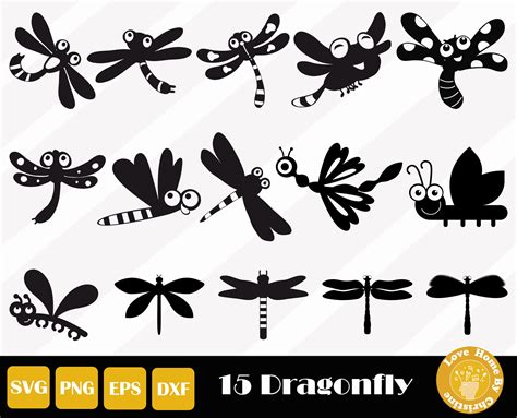 Download Dragonfly Bundle Cut Images