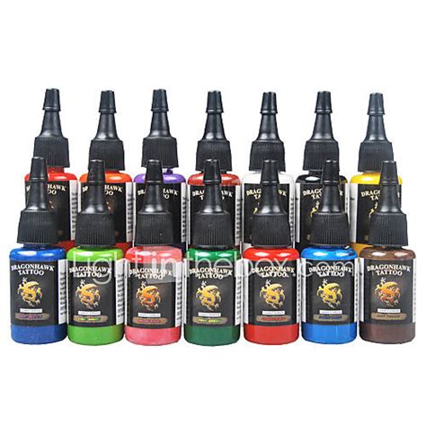 Dragonhawk TATTOO INK 1 PACK Black Color 1oz Bottle 30 ml