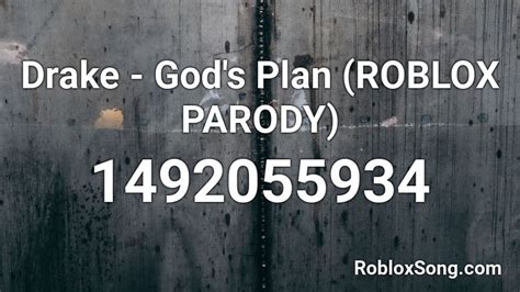 Drake - God\'s Plan Roblox ID - Roblox music codes