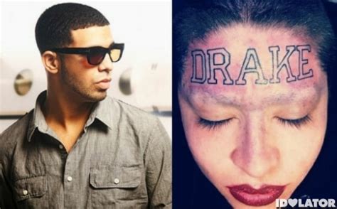Drake Forehead Tattoo