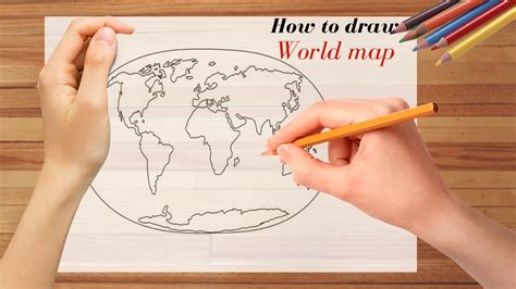 Draw Map Of The World