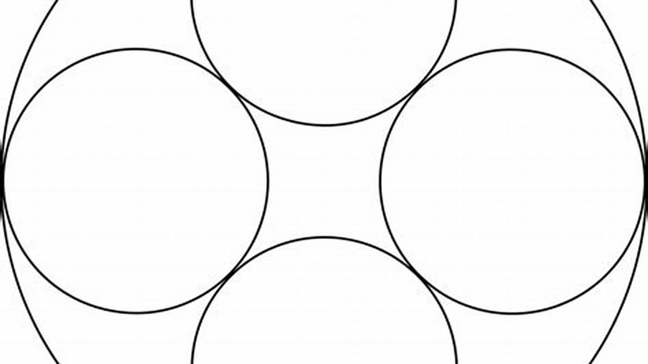 Draw Two Smaller Circles Inside The Larger Circle, One On Each Side Of The Line., Free SVG Cut Files