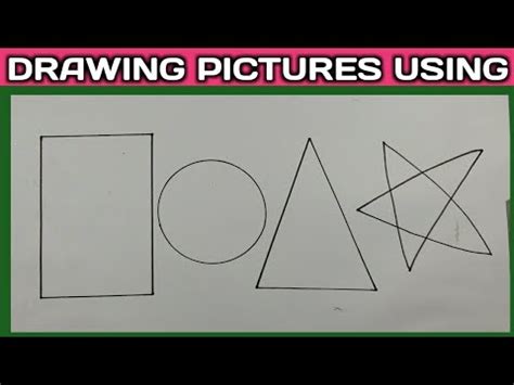 Draw A Shape Using A Rectangle And Circle