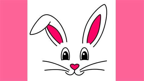 Draw Easter Bunny Face