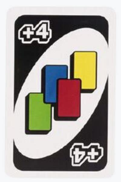 Draw Four Card Uno