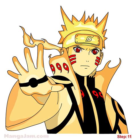 Draw Naruto Sage Mode