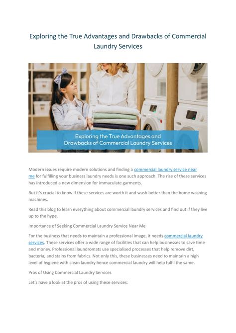 Drawbacks of Services