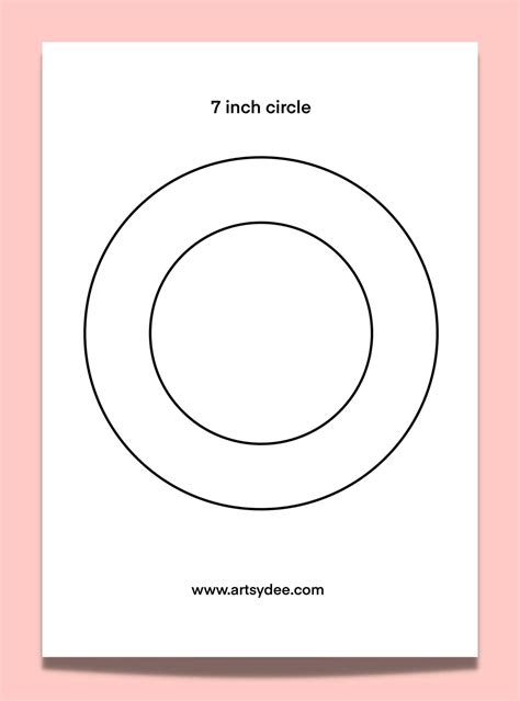 Drawing Circle Template