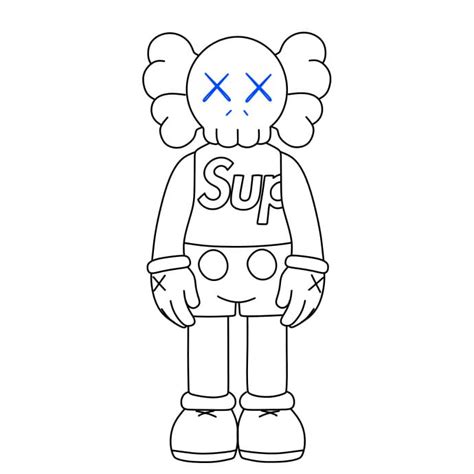 Drawing Kaws Art