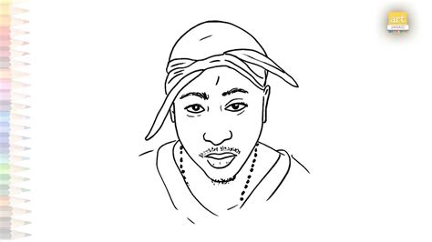 Drawing Of A Rapper