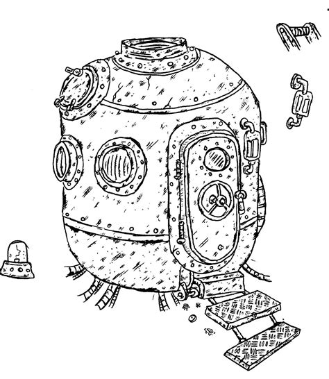 Drawing Of A Time Machine