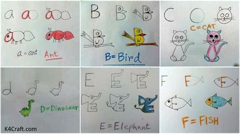 Drawing Of Alphabets