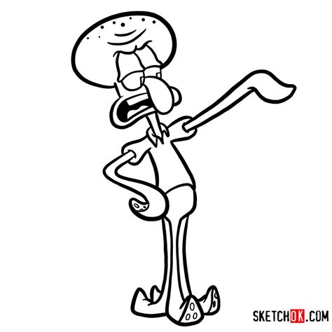 Drawing Of Squidward