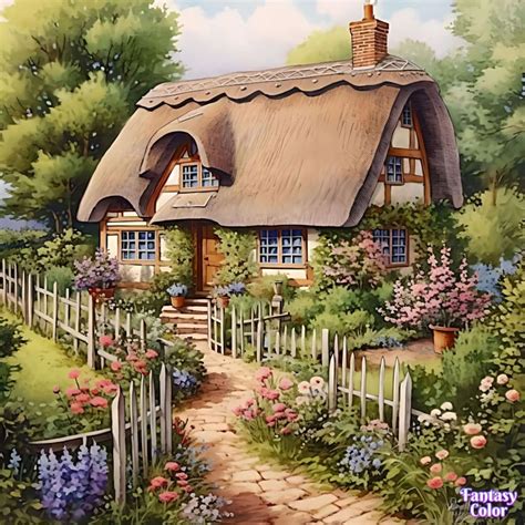 Drawing a Cozy Cottage