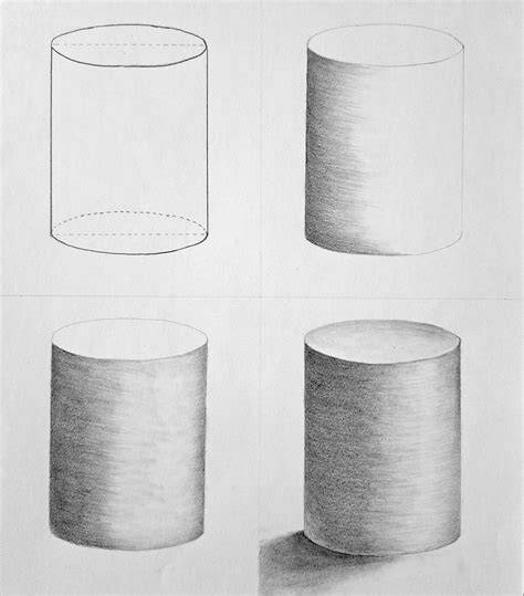 Step-by-Step Isometric Cylinder Drawing