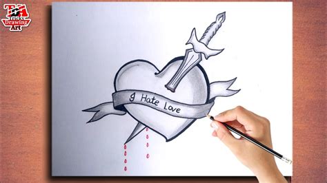 Drawings Love Hate